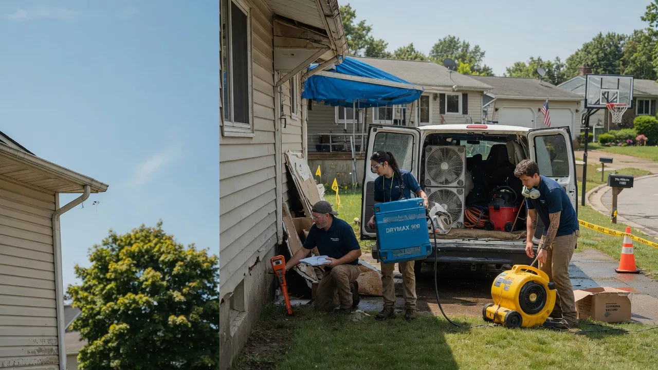 Ceiling Leak Cleanup in Palos Hills, IL near me
