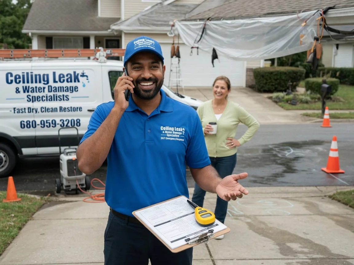 Ceiling Leak Cleanup Palos Hills, IL FAQs